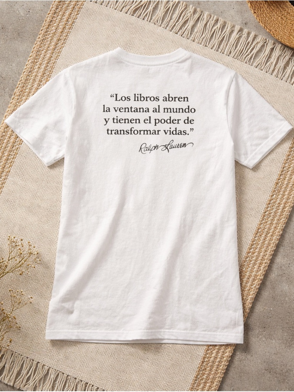 Polo Ralph Lauren Spanish Literacy Tee - Picture 3 of 3